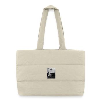 Chihuahua Alien Invasion UAP Weirdcore - Puffer Shopping Bag - natural - Front