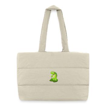 Bâton de marche Turtle Retiree - Sac shopping matelassé - blanc naturel - Devant