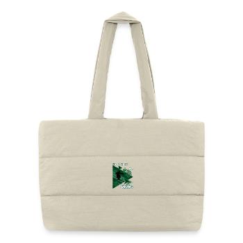 I'd Rather Ski - Ski Winter Sports Skier - Puffer Shopping Bag - natural - Front