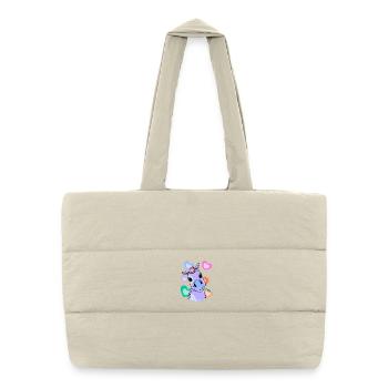 Fantasy Heart Pony Colorful Colorful Child Baby - Puffer Shopping Bag - natural - Front