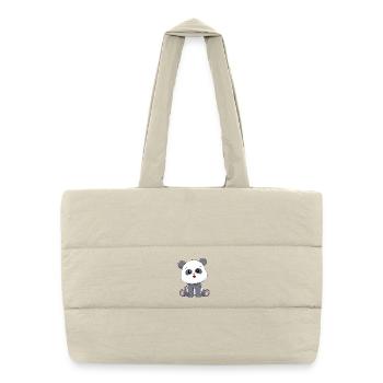 Panda Panda Bear - Puffer Shopping Bag - natural - Front