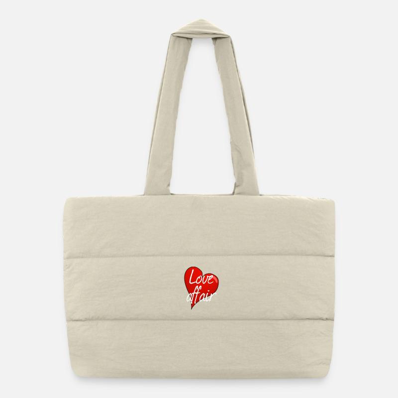 LOVE AFFAIR Puffer Shopping Bag