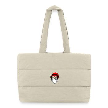 Santa's Halloween Costume - Puffer Shopping Bag - natural - Front