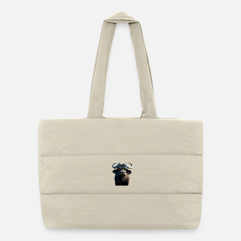 Buffle du Cap Buffalo Safari Buffle d’Afrique Sac shopping matelassé
