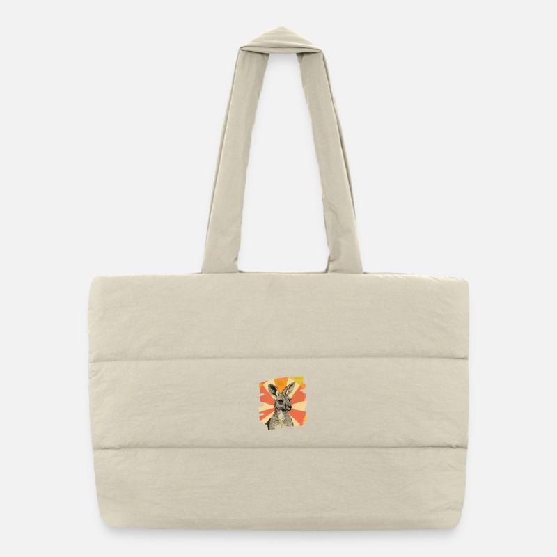 Kangaroo Retro Puffer Shopping Bag