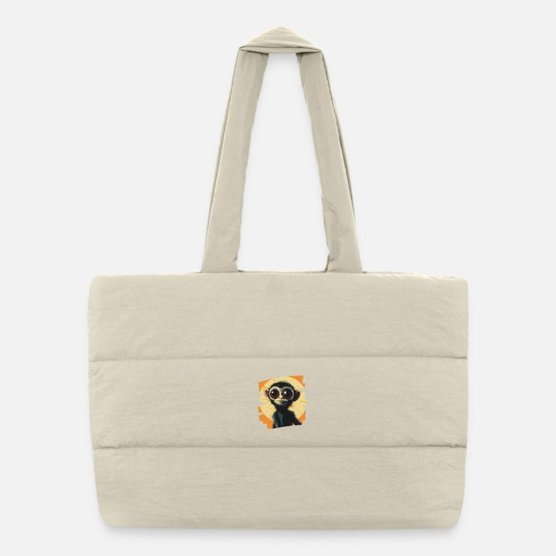 Monkey Puffer Shopping Bag
