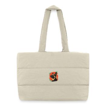 Sheepdog - Puffer Shopping Bag - natural - Front