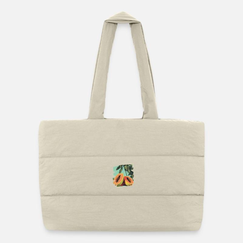 Papaye Sac shopping matelassé