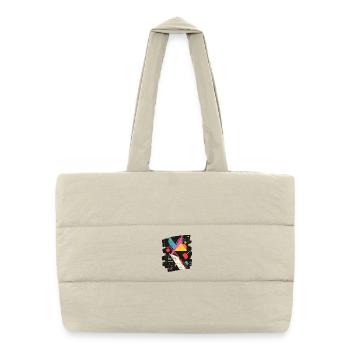 80s - Puffer Shopping Bag - natural - Front