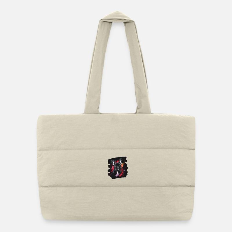 Bouledogue français Frenchie Sac shopping matelassé