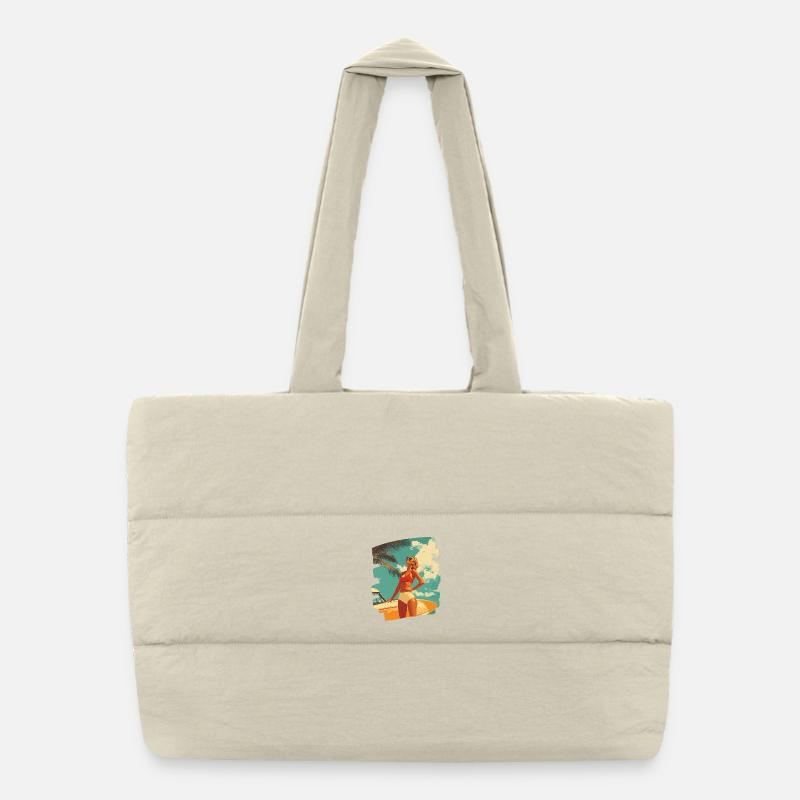 Sac shopping matelassé