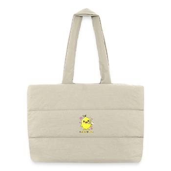 Lemon Love Kawaii Manga Lemon - Puffer Shopping Bag - natural - Front