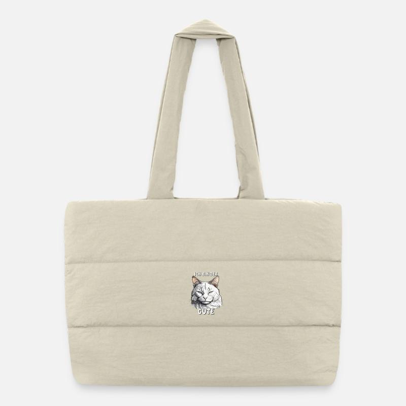 KATZE ICH BIN DER GUTE Puffer-Einkaufstasche