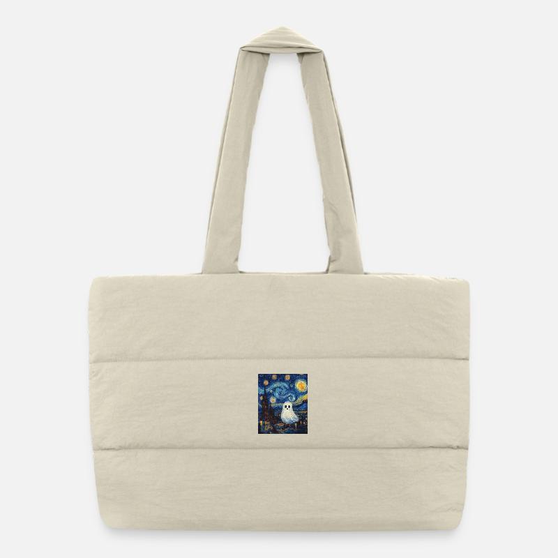 Fantôme Van Gogh Style Nuit étoilée Sac shopping matelassé