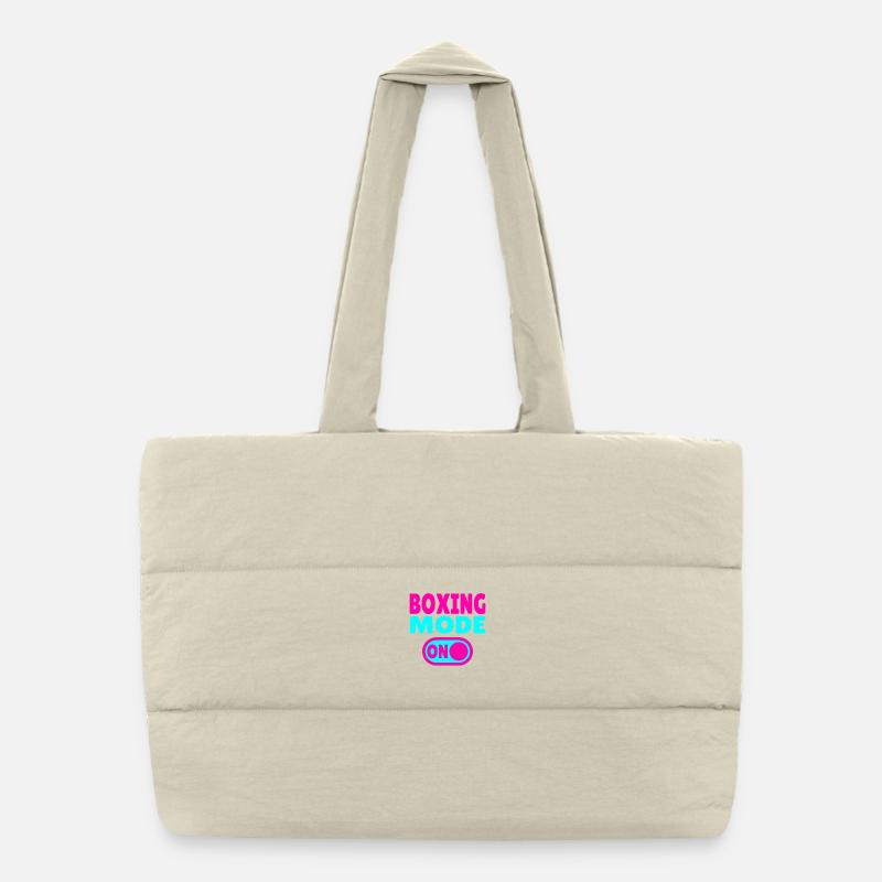 Mode Boxe ON - Artistes martiaux et boxeurs Sac shopping matelassé