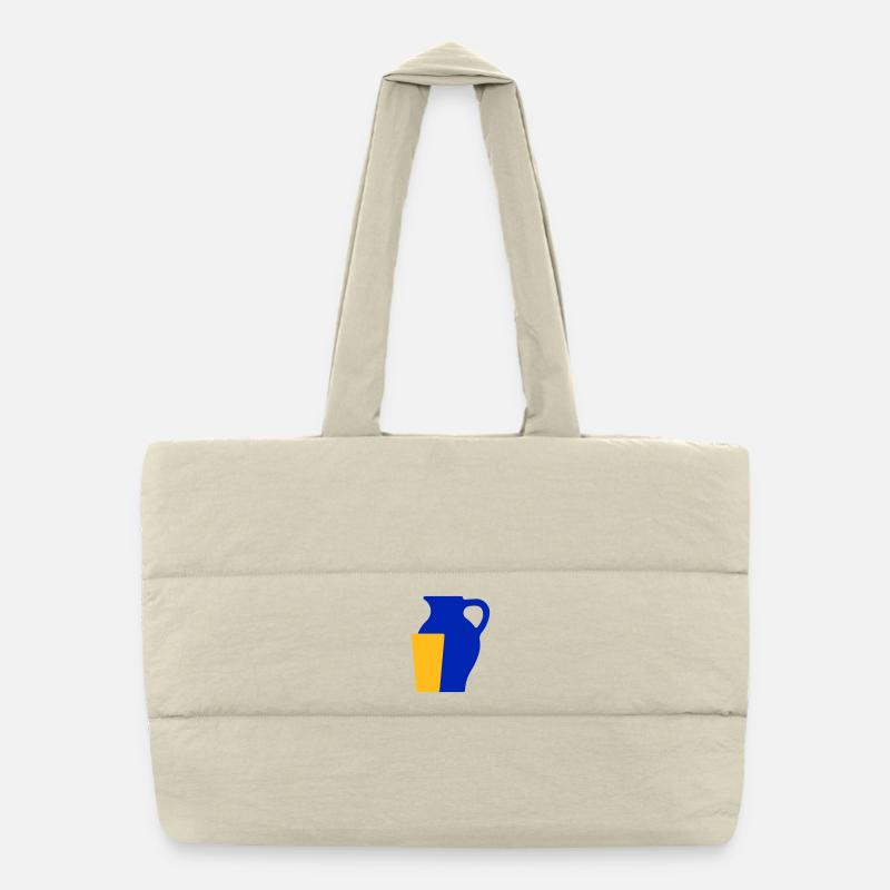 Bembel et nervuré Sac shopping matelassé