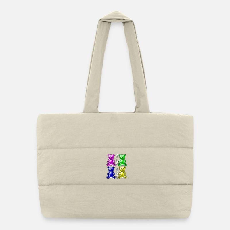 GUMMY BEARS MA BANDE Sac shopping matelassé