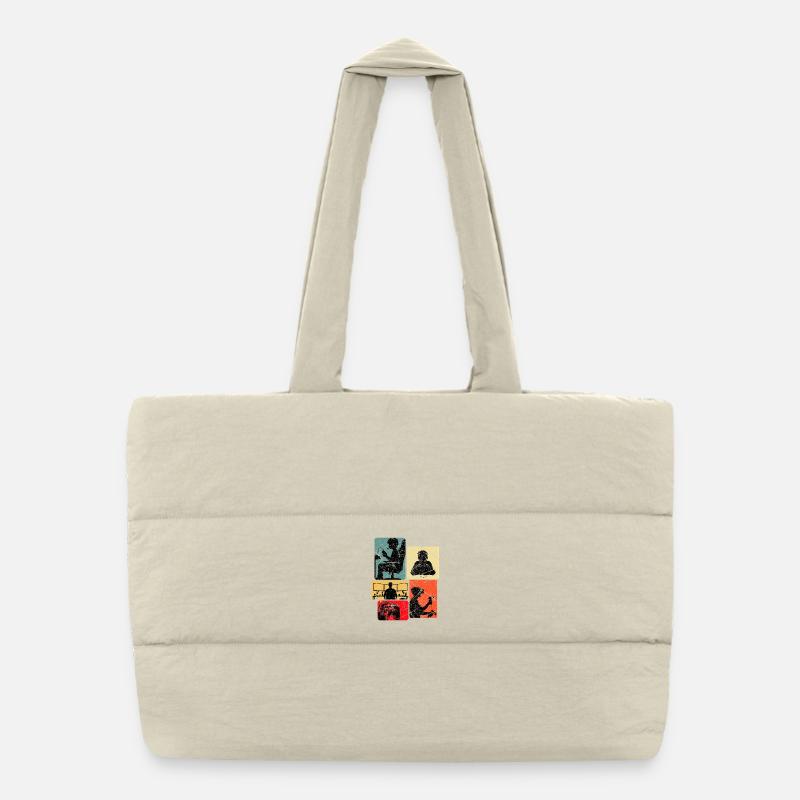Jeux de joueurs Sac shopping matelassé