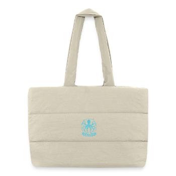 Kraken Krake Tintenfisch Octopus - Puffer Shopping Bag - natural - Front