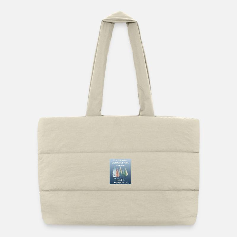 C’est la période la plus merveilleuse de l’année : l’hiver Sac shopping matelassé