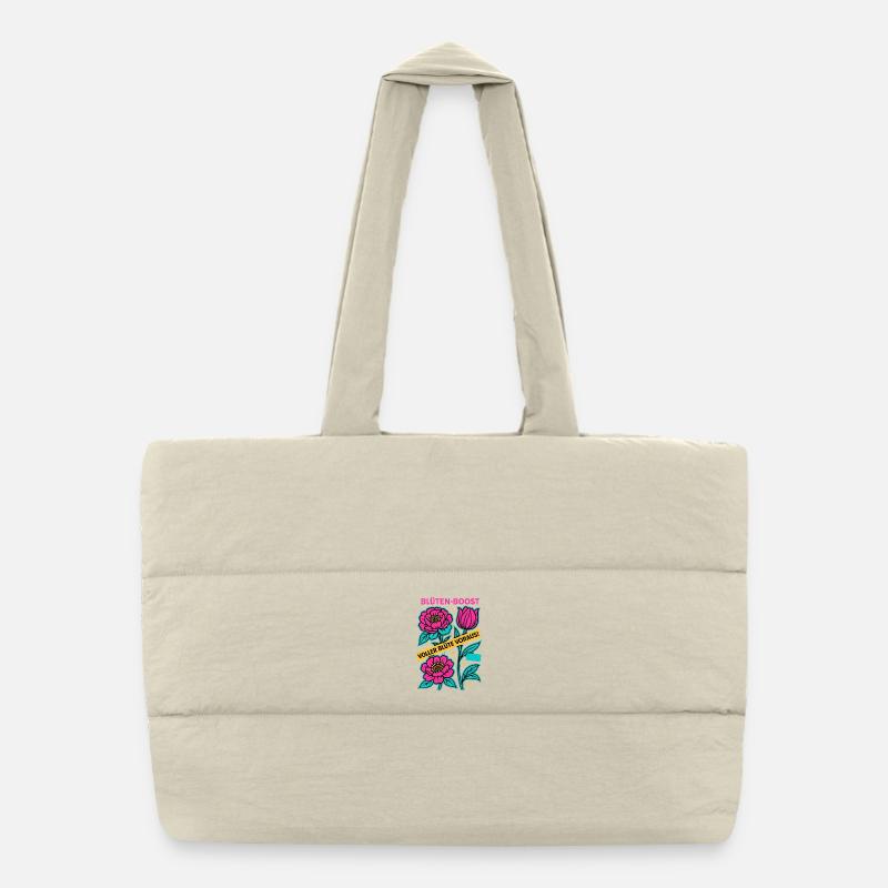 Blüten Boost, Frühlingspower, Blüte voraus Puffer-Einkaufstasche