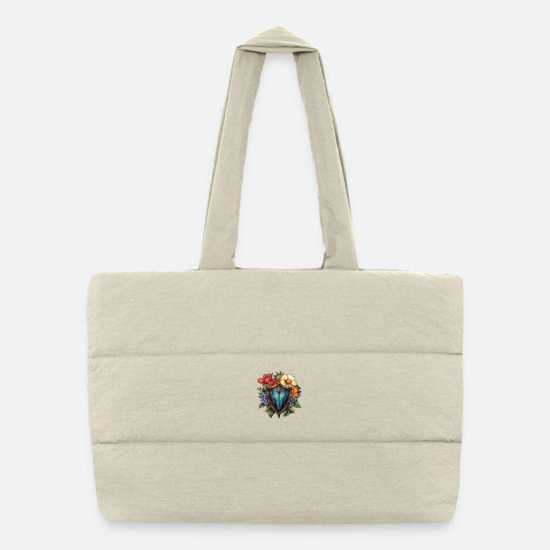 Blumenshield Heraldry Puffer Shopping Bag