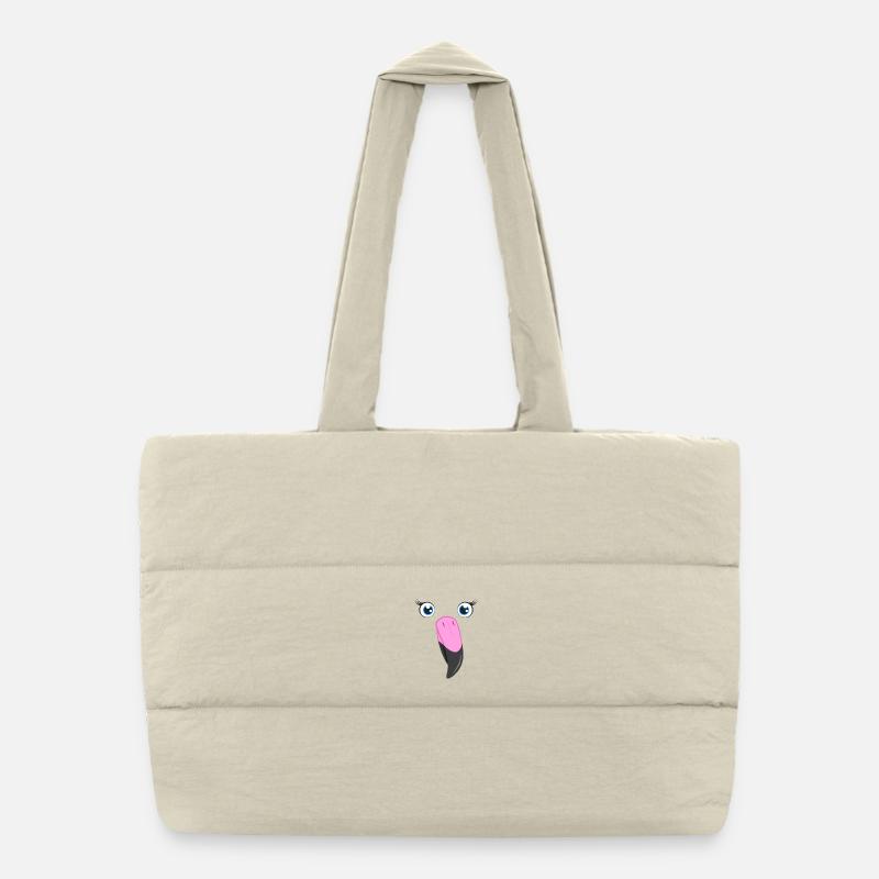 Flamant rose Kawaii Rose DIY Bird Custome Sac shopping matelassé