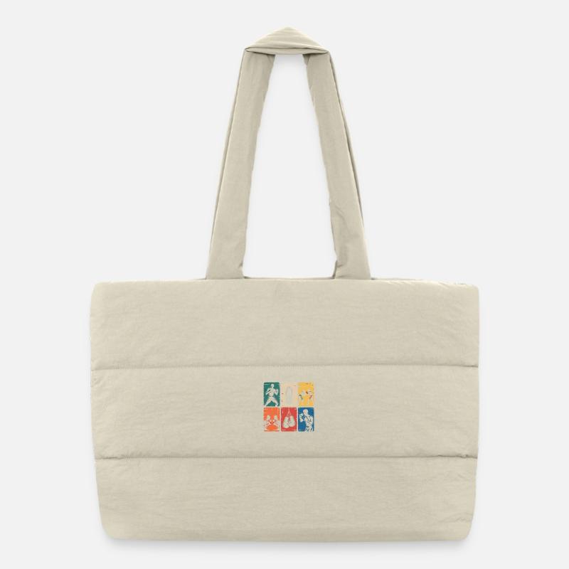 Puissance de la mosaïque de la boxe Sac shopping matelassé