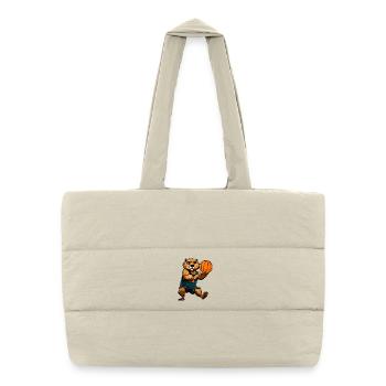 Basketball player Biber - Puffer Shopping Bag - natural - Front