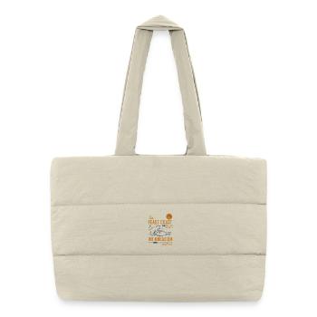 The Yeast Coast We Knead Em Sourdough - Puffer Shopping Bag - natural - Front