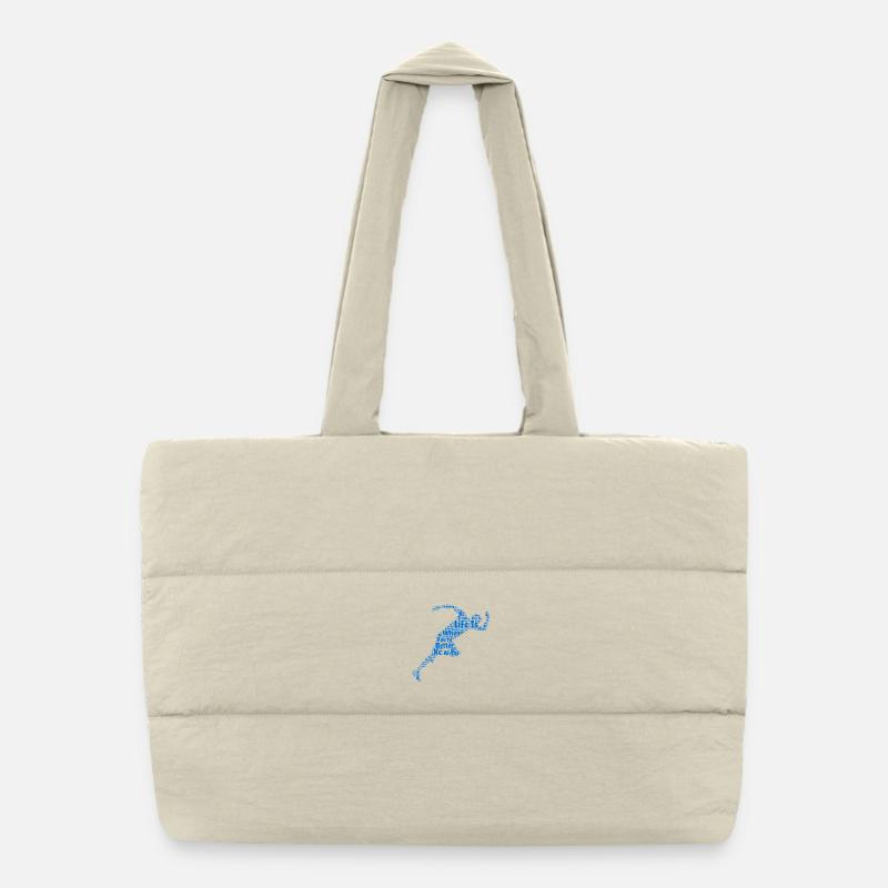 Funny XC Running Gift XC Runner Edition Puffer Shopping Bag