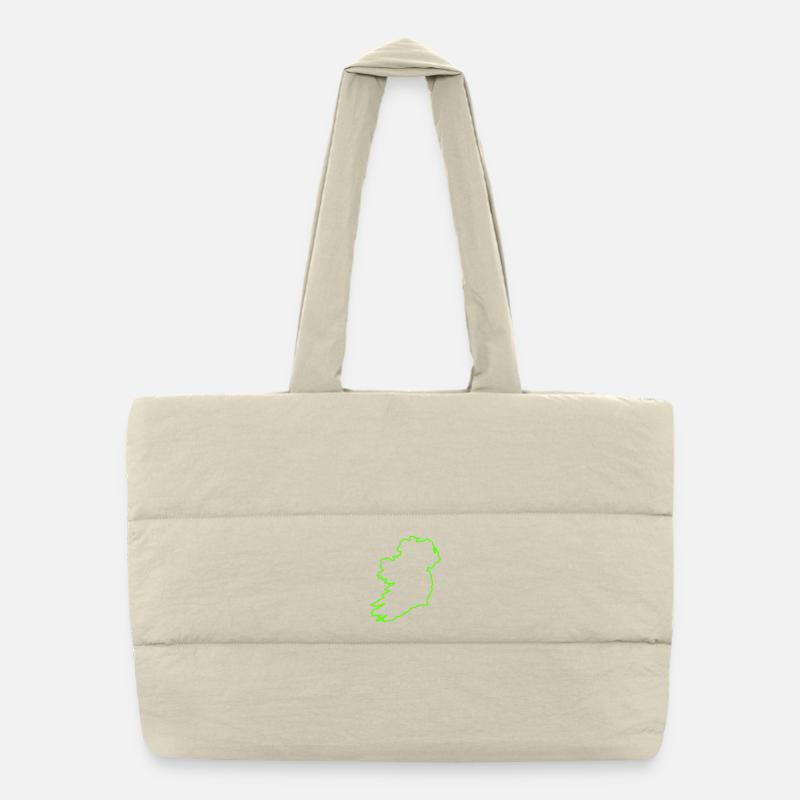 Outline Ireland Puffer Shopping Bag