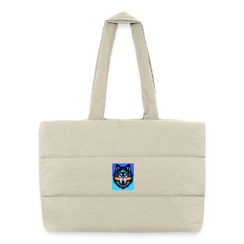 Wolf - Puffer Shopping Bag - natural - Front