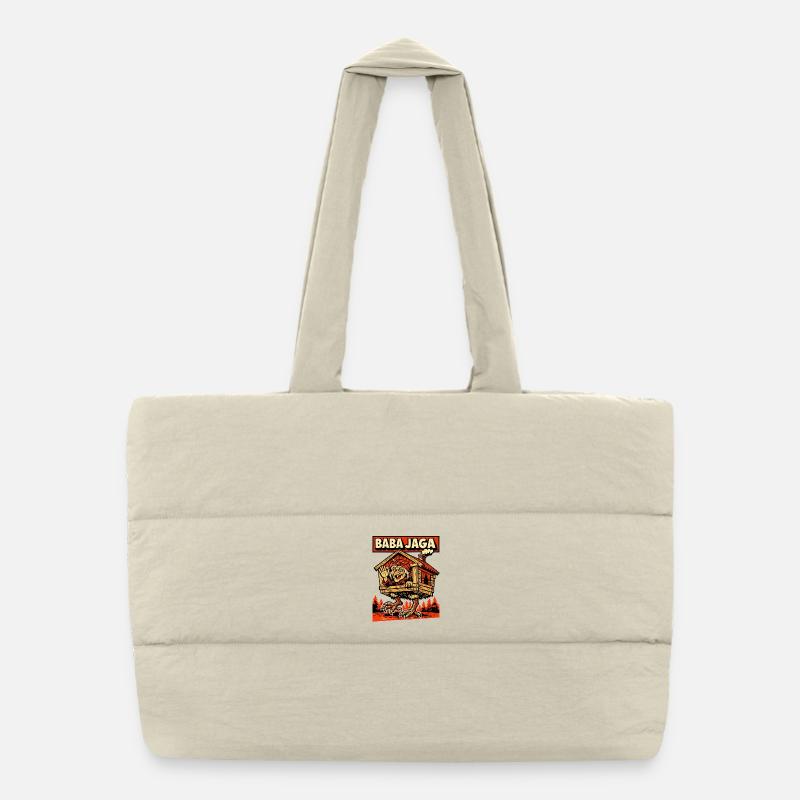 Légende de la sorcière slave Baba Jaga Sac shopping matelassé