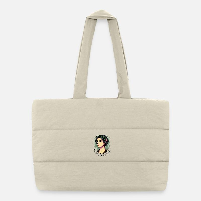 Ada Lovelace : Code comme une fille Sac shopping matelassé