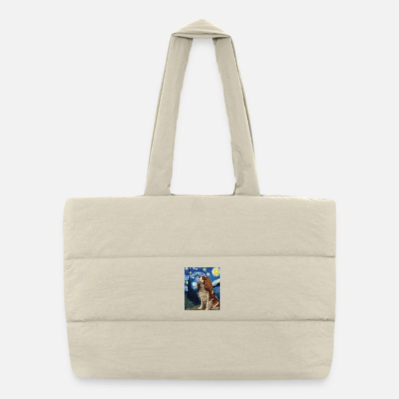 Cavalier King Charles Spaniel Puffer-Einkaufstasche