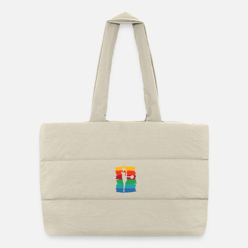 Cheerleader Cheer Mom Cheerleading Puffer Shopping Bag