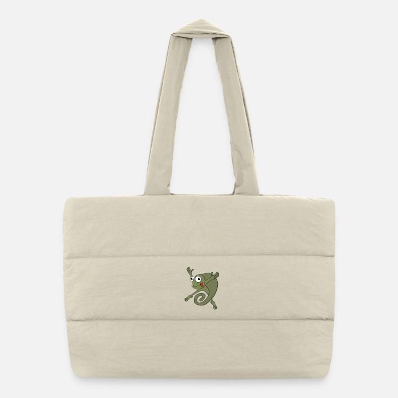 Caméléon génial Sac shopping matelassé
