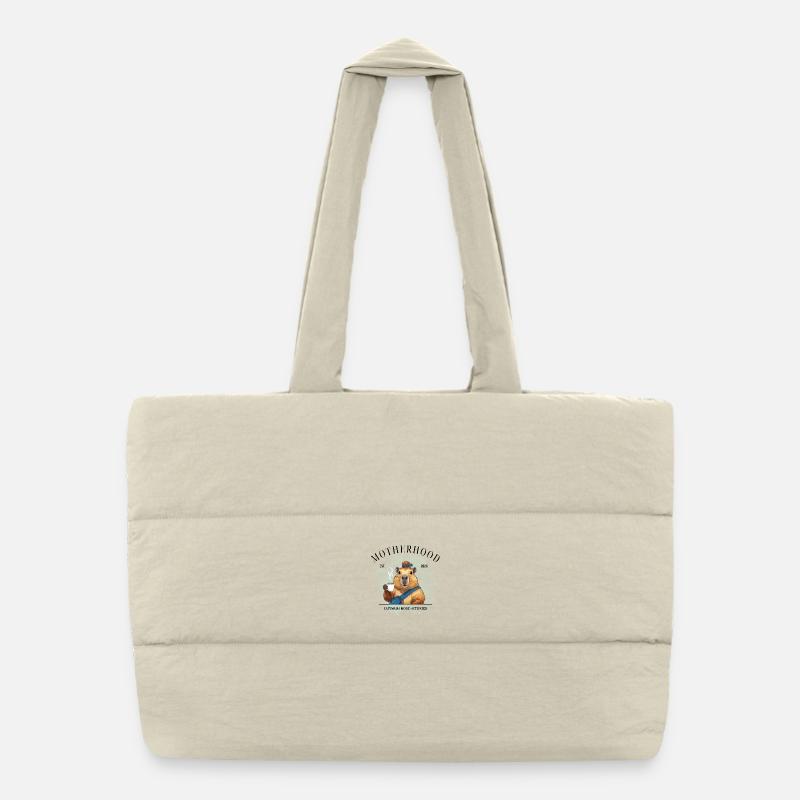 Mode Capymama activé – Motherhood 2026 Sac shopping matelassé