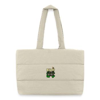 Reggae Big Up Soundsystem - Puffer Shopping Bag - natural - Front