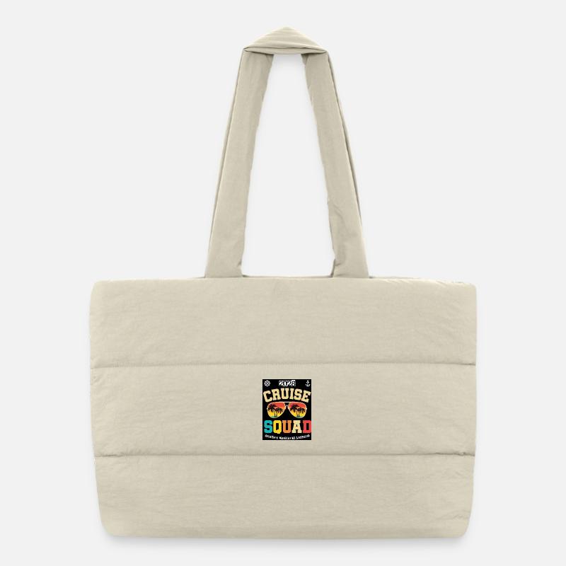 Équipe de croisière 2028 Sac shopping matelassé
