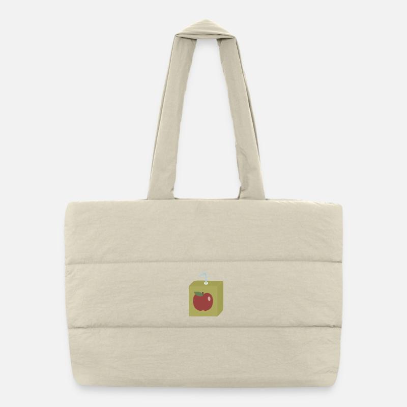 Apple Box Abenteuerkunst Puffer-Einkaufstasche