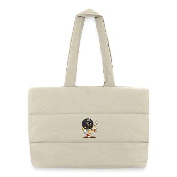 Danse du Héros du Bouton de Shift - Sac shopping matelassé - blanc naturel - Devant
