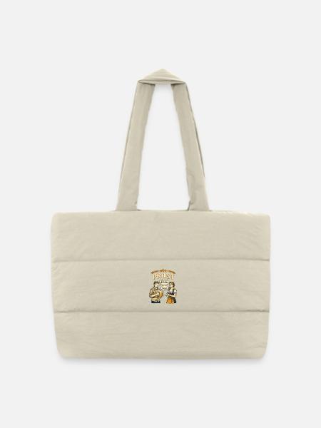 Wasser auf dem Bayrischen Volksfest - Gesteppte Shopping Bag - Naturweiß
