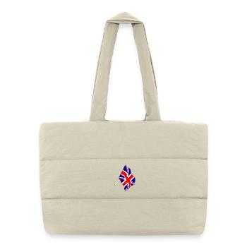 Flag Great Britain - Puffer Shopping Bag - natural - Front
