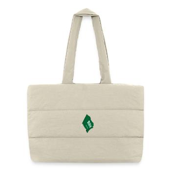 Flag Saudi Arabia - Puffer Shopping Bag - natural - Front