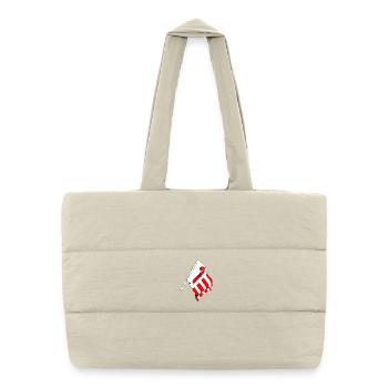 Drapeau Jura Suisse - Sac shopping matelassé - blanc naturel - Devant