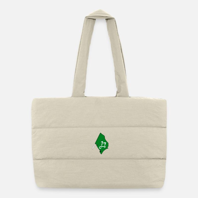 Drapeau de la province d’Innlandet Norvège Design Sac shopping matelassé