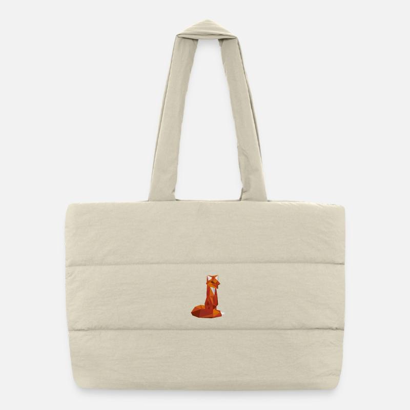 fox Puffer Shopping Bag