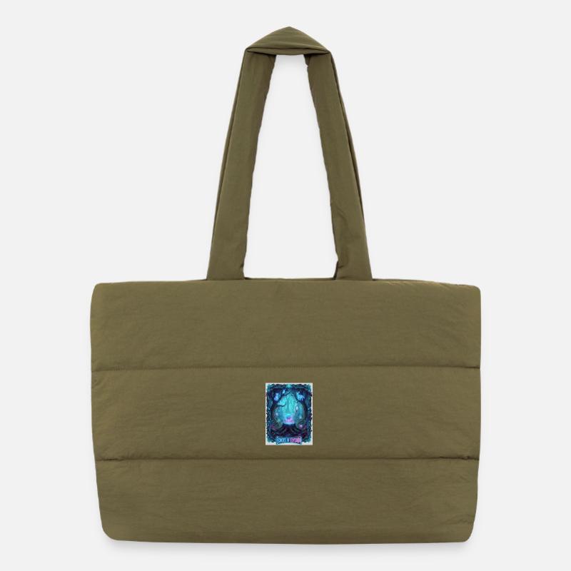 Echoes of Elysium Puffer Shopping Bag